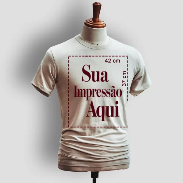 Oferta 10 Camisetas Premium Brancas Personalizadas